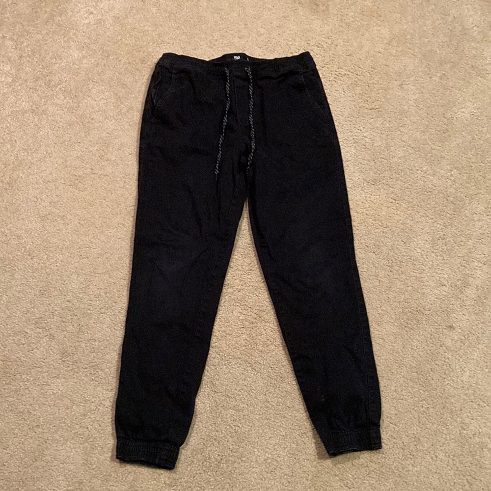 RQS black jogger pants.  Size S